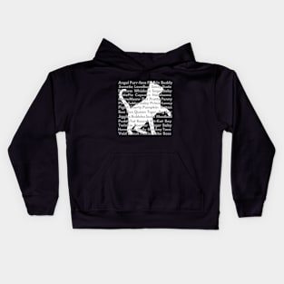 Cute Cat Names for Kitten Lovers Kids Hoodie